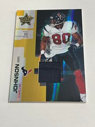 Andre Johnson 2007 Leaf Rookies & Stars Jersey Card /250