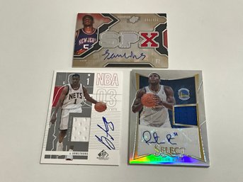 Armstrong /100, Ezeli /199 & Williams 825 Autographed Jersey Cards