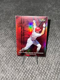Juan Gonzalez 1999 Topps Finest Refractor Hank Aaron Award Contender
