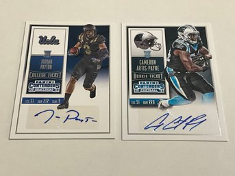 Artis-payne & Payton Contenders Ticket Autographed Rookie Cards