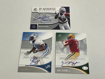 Green, Sims /1175 And Martin /1175 SP Authentic Rookie Autographs