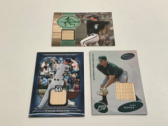 Joe Crede, Joey Gomes & Tyler Colvin Bat Cards