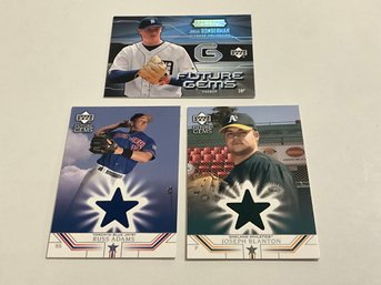 Adams, Blanton & Bonderman Future Gems Rookie Jersey Cards