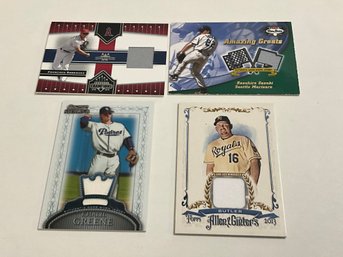 Greene, Sasaki, Butler And Rodriguez Jersey Cards