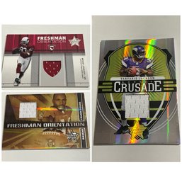 Jackson /175, Figurs /100 & Johnson 600 Leaf Rookies & Stars Jersey Cards