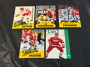 Sergei Fedorov 1990-91 Tri-globe International Cards 1-5