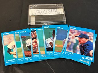 Roger Clemens 1990 Star Platinum Set /1000