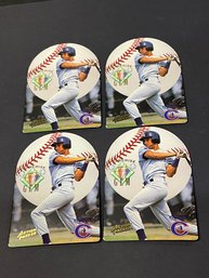 4 Derek Jeter 1995 Action Packed Franchise Gem Rookie Cards