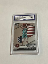 LaMelo Ball 2020-21  Mosaic National Treasure Rookie Graded CCG 10