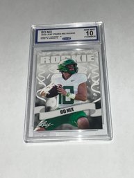 Bo Nix 2024 Leaf Prized Rookie Graded CCG 10