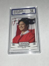 Shohei Ohtani 2018 Leaf Legends Rookie Graded CCG 10