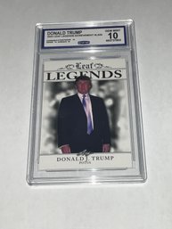Donald Trump 2023 Leaf Legends Graded CCG 10