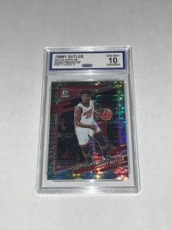 Jimmy Butler 2021-21 Optic Silver Pulsar Prizm Graded CCG 10