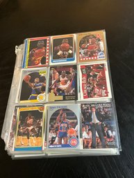 Pages Full Of Basketball Cards With Michael Jordan And Lots Of Other Stars