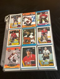 Pages Full Of Hockey Cards