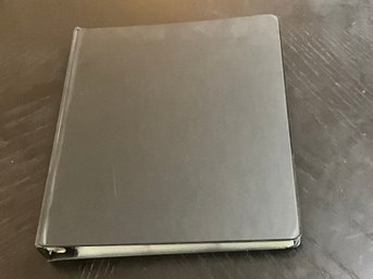 Binder With Vintage Baseball Cards