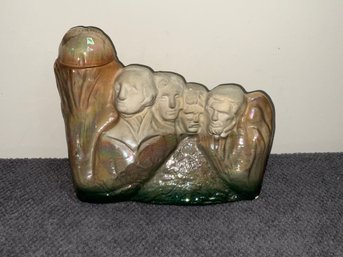 1969 J. W. Dant Mt Rushmore Bourben Decanter