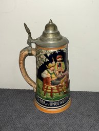 Vintage Musical Beer Stein