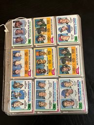 Pages Of Vintage Baseball Cards