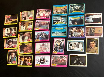 Vintage Grease, James Bond, Rocky, Star Trek And Mork & Mindy Cards