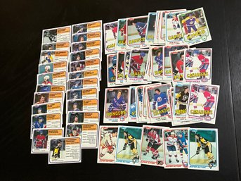 1981-82 Topps Hockey Card Lot