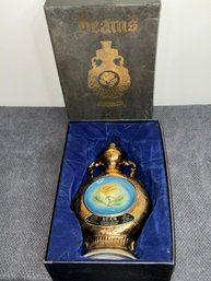 Vintage Jim Beam Beams 135 Month Bourbon Decanter With Box