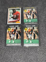 4 Herman Moore Rookie Cards