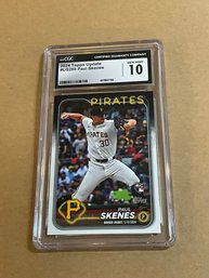 Paul Skenes 2024 Topps Update Rookie Graded CGC 10