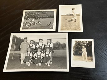 Vintage Football, Golf And Cheerleading Photos