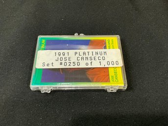 Jose Canseco 1991 Star Platinum Set /1000