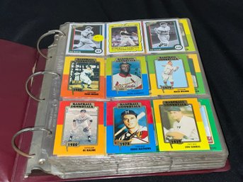 Binder Full Of Mixed Baseball Cards