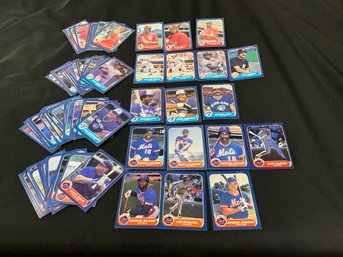 Yankees, Cardinals, Mets And Blue Jays 1986 Fleer Team Cards