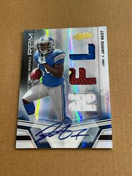 Jahvid Best 2010 Absolute Rookie Premier Materials Autograph RPA /299