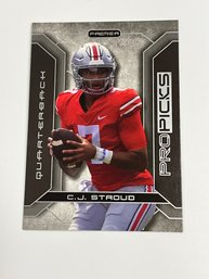 CJ Stroud 2022 Pro Picks Premier Rookie Card