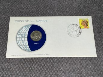 Somalia Coins Of All Nations Franklin Mint Coin & Stamp