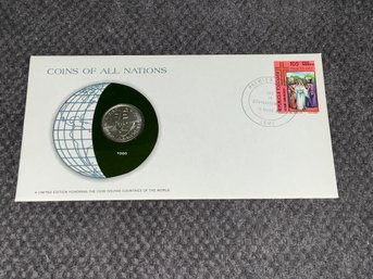 Togo Coins Of All Nations Franklin Mint Coin & Stamp