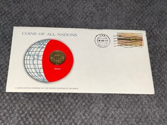 Macao Coins Of All Nations Franklin Mint Coin & Stamp