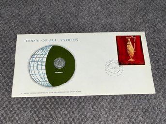 Romania Coins Of All Nations Franklin Mint Coin & Stamp