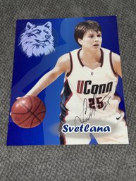 Svetlana Abrosimova Autographed UConn 8x10