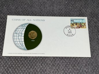 Niger Rica Coins Of All Nations Franklin Mint Coin & Stamp