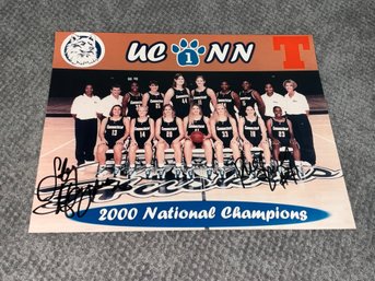 UConn Huskies 2000 National Champions Autographed Photo
