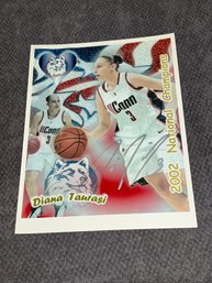 Diana Taurasi Autographed UConn 8x10