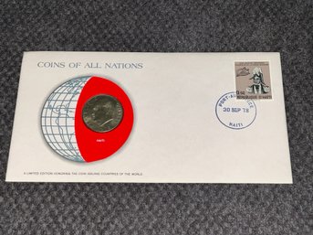 Haiti Coins Of All Nations Franklin Mint Coin & Stamp
