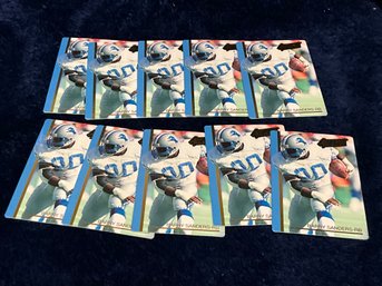 10 Barry Sanders 1992 Action Packed Prototype Cards