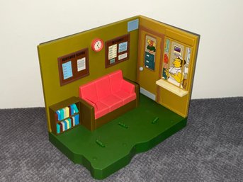 2002 Playmates The Simpsons World Of Springfield Retirement Castle Playset