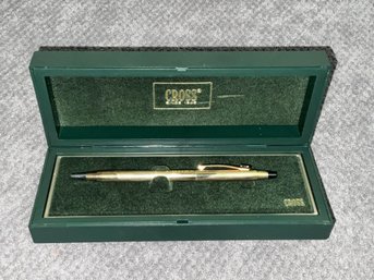 Cross 10kt Gold Filled Pen 4502 With Indian Head Emblem