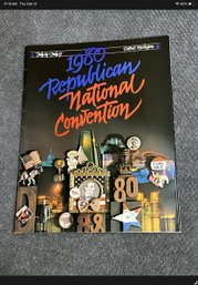 1980 Detroit Republican National Convention Official Program