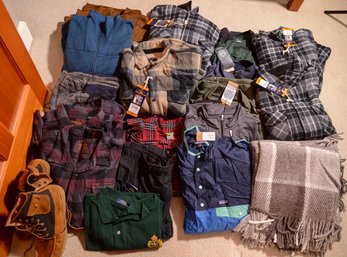 Men's XXL Coats And Shirts.