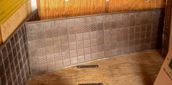 Two Molded Glass Panels.