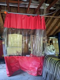 Large Vinyl Room Divider Curtain.